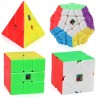 Set 4 Cuburi Magice - MoYu Meilong Pyraminx Square 1 Megaminx Skewb