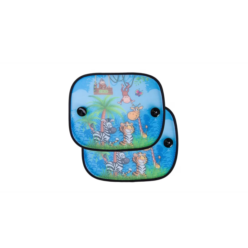 Parasolar Auto Zanox Animale, Set 2 Buc, 44x36cm