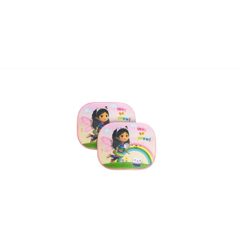 Set 2 Parasolare Auto pentru copii, 36 x 44 cm, Gabby's Dollhouse