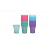 Set 45 de Pahare din Plastic de 4 Culori Diferite 300ml