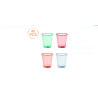 Set 45 de Pahare din Plastic de Diferite Culori 300ml