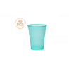 Set 40 de Pahare din Plastic Turcoaz 200ml