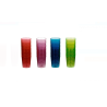 Pahare Shot Reutilizabile din Plastic 4 Culori Intense 60ml - 50buc