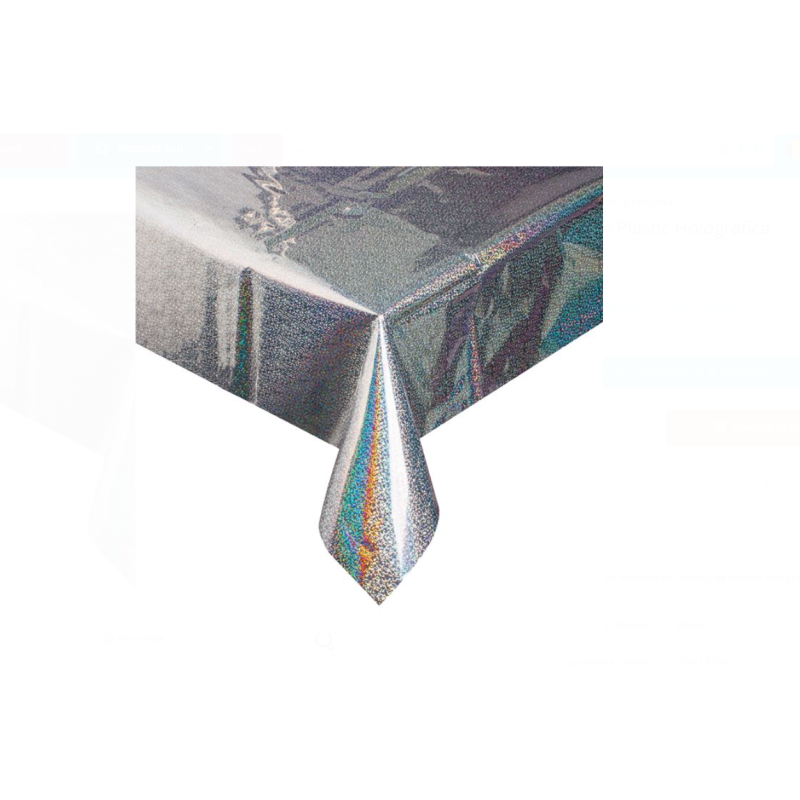 Fata de Masa din Plastic Holografica 274x137cm