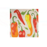 Fata de Masa Plastifiata cu Model Ardei 180x140cm