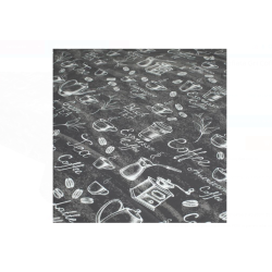 Fata de Masa Plastifiata Gri Coffee Tea 180x140cm