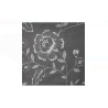 Fata de Masa Textila Gri cu Model Floral 140x180cm
