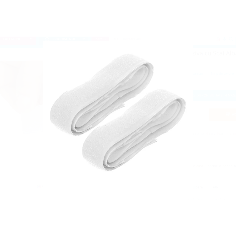 Banda Dublu Adeziva cu Scai Alba 1m x 2cm