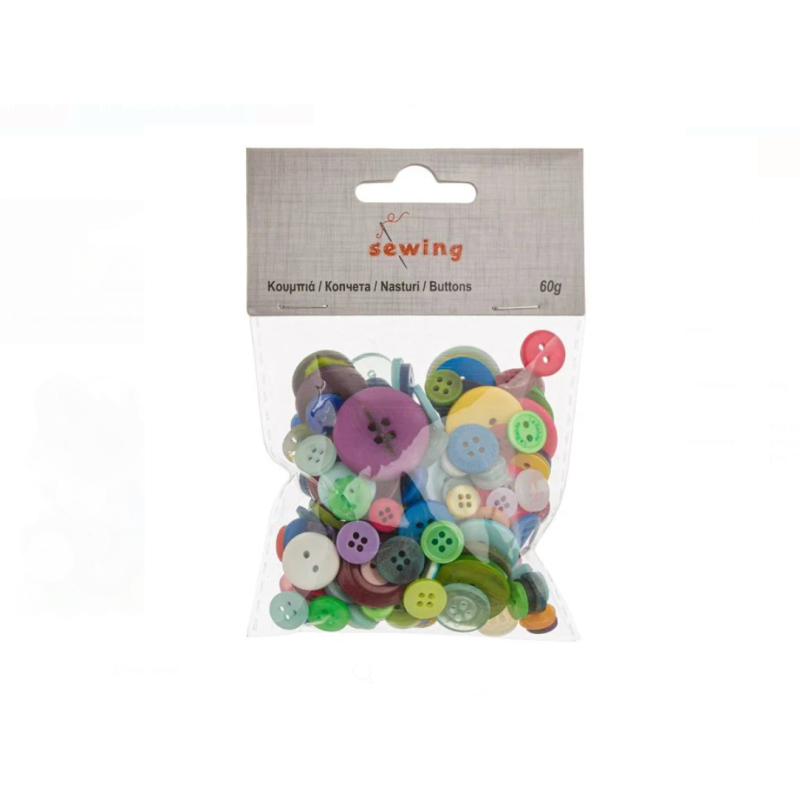 Nasturi de Diferite Marimi Colorati - 60g