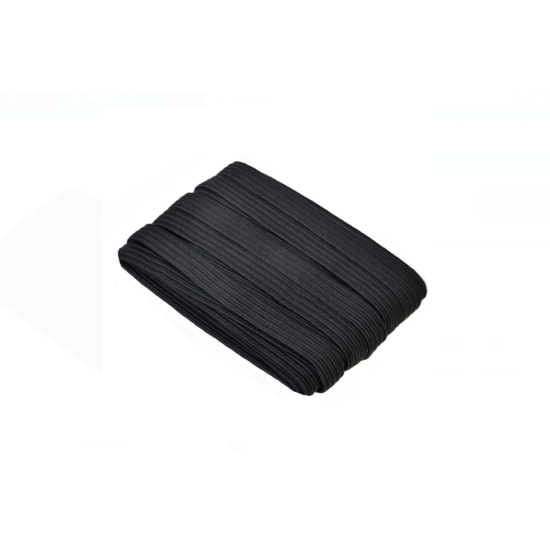 Elastic Negru pentru Cusut 600x0.8cm