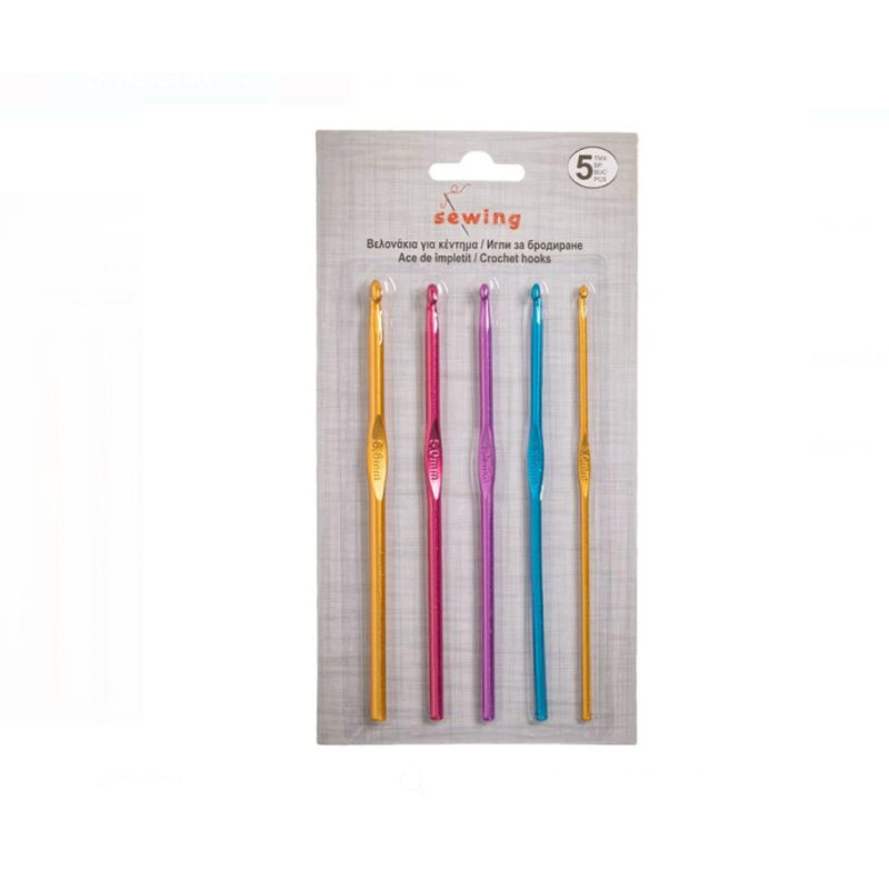 Crosete Metalice Multicolore - 5buc