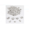 Strass Argintiu de Diferite Modele & Marimi pentru Haine & Accesorii - 50buc